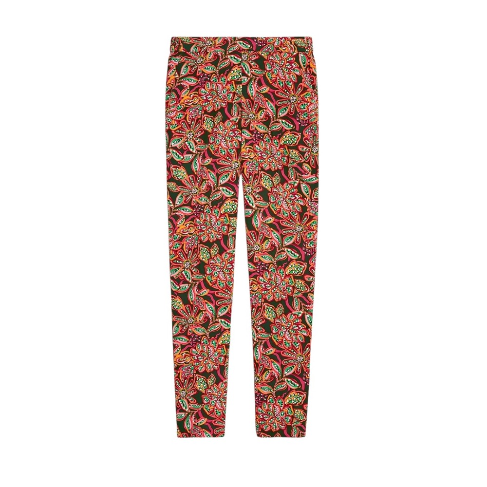 J. Crew Womens 6 Floral Bohemian Relaxed Fit Jamie Pant Cropped Tapered BR374